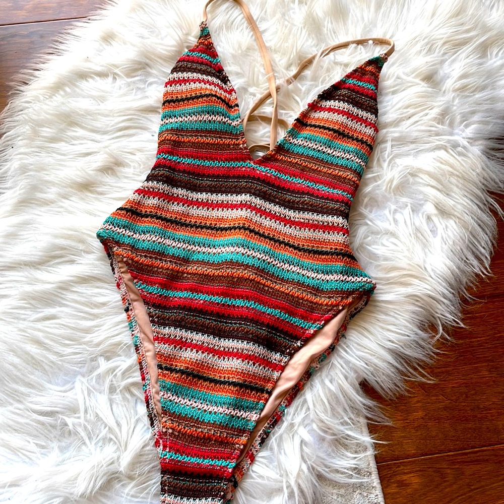 One piece bathing suit
